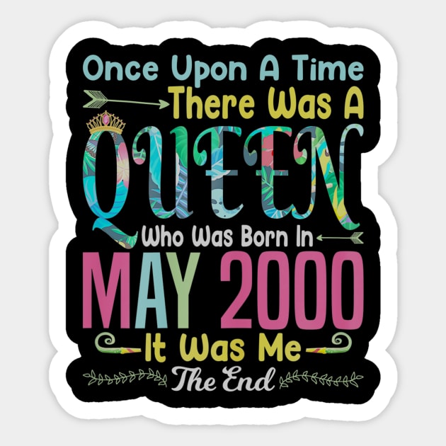 Girl 20th Birthday Gift  Girls Who Born In May 2000 Sticker by daylightpombo3